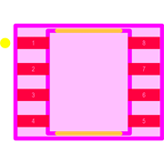 AT24C16C-SSHM-B Footprint - Microchip