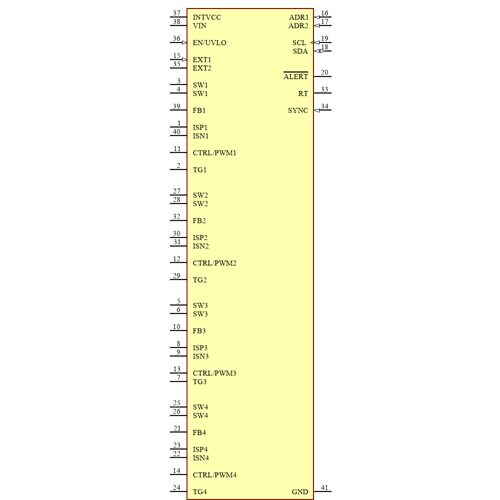 LT3966JUJ#PBF Symbol - Analog Devices