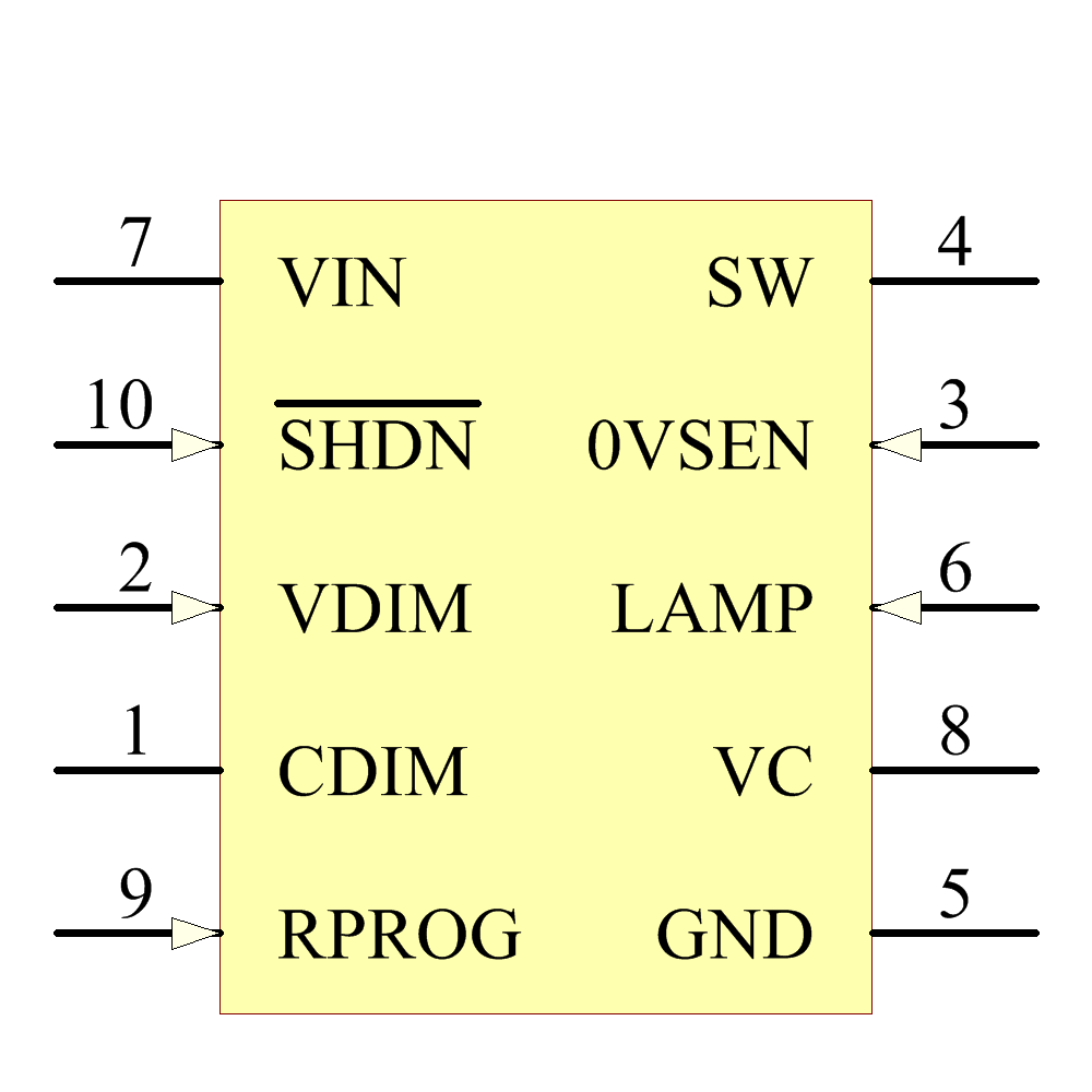 LTC1697EMS#PBF Symbol - Analog Devices