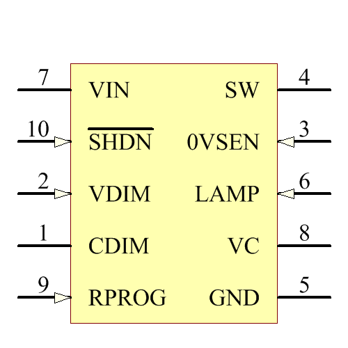 LTC1697EMS#PBF Symbol - Analog Devices