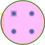 D6R10LFS Footprint - C&K Components