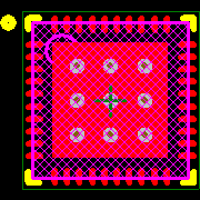 PIC18LF45K22-I/MV Footprint - Microchip