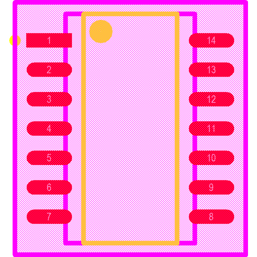 4814P-2-103LF Footprint - Bourns