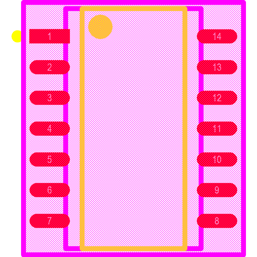 4814P-2-103LF Footprint - Bourns