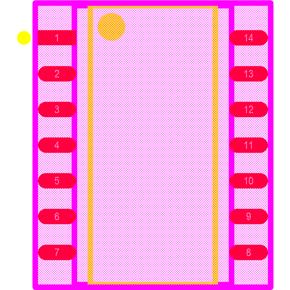 4814P-2-103LF Footprint - Bourns