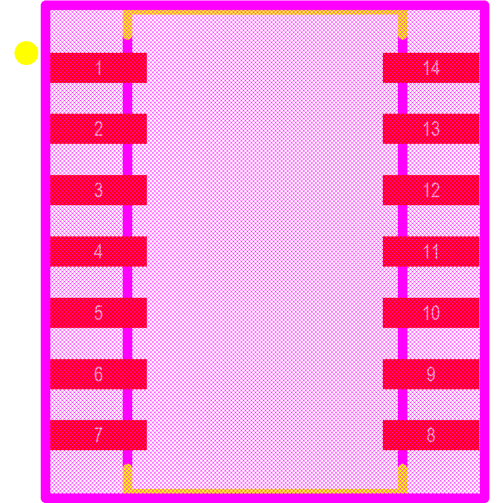 4814P-2-103LF Footprint - Bourns