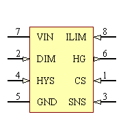LM3401MMX/NOPB Symbol - Texas Instruments