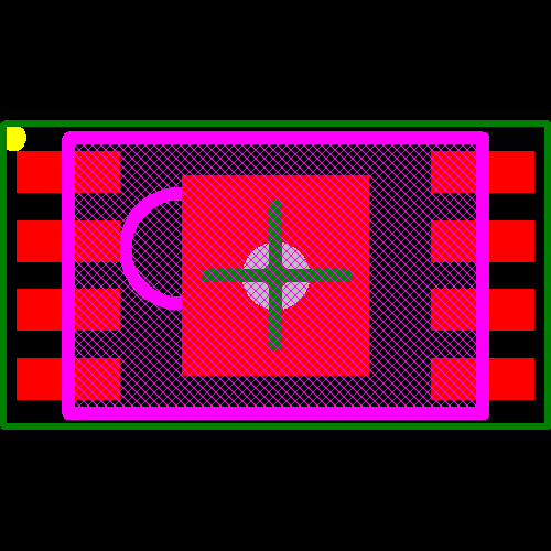 25AA040AT-I/MNY Footprint - Microchip