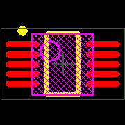 MCP73833-AMI/UN Footprint - Microchip