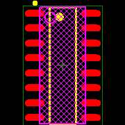 SI8441BB-D-IS1 Footprint - Silicon Lab