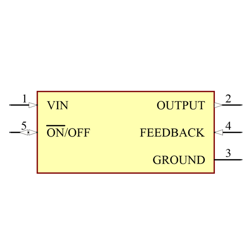 LM2576T-5.0/LF03 Symbol - Texas Instruments