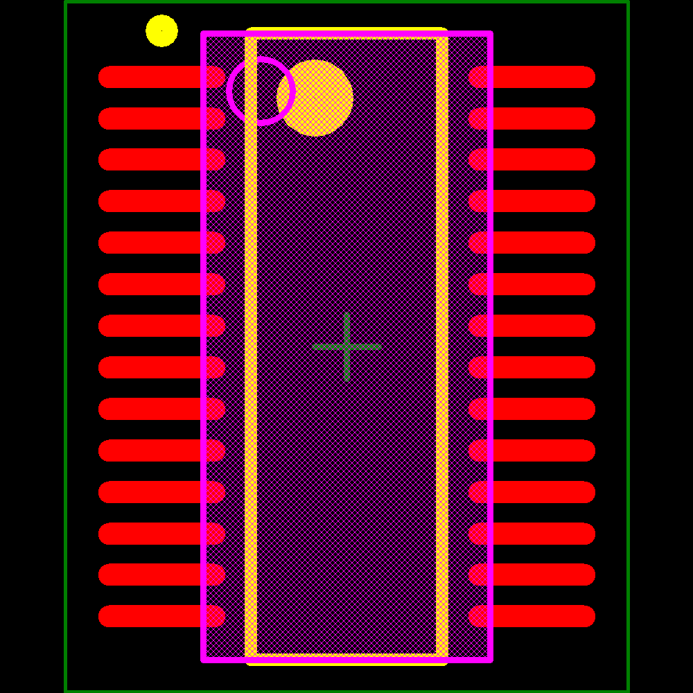 TLC59116IPWRG4 Footprint - Texas Instruments