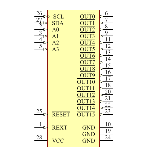 TLC59116IPWRG4 Symbol - Texas Instruments