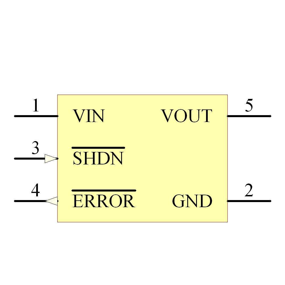 TC1186-5.0VCT713 Symbol - Microchip