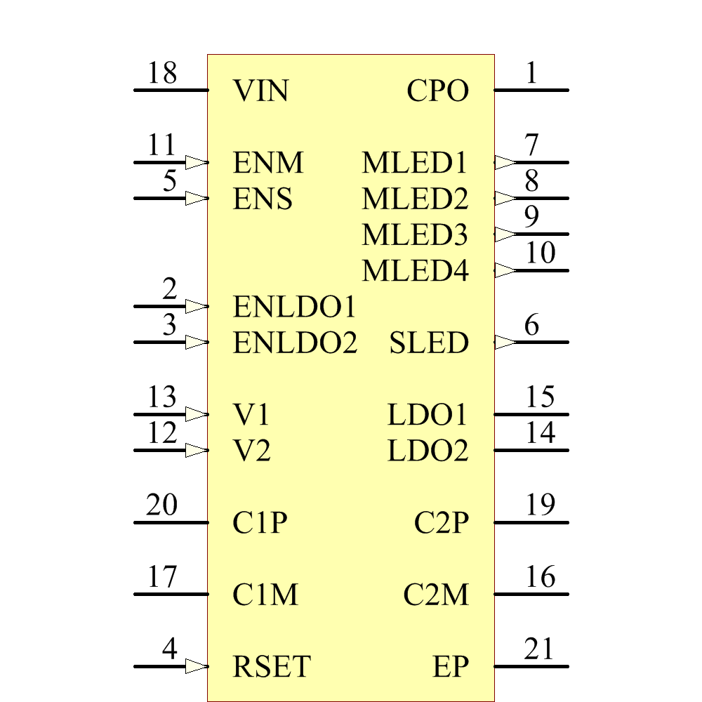 LTC3230EUD#PBF Symbol - Analog Devices