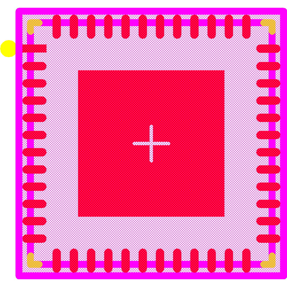 ADF7025BCPZ Footprint - Analog Devices