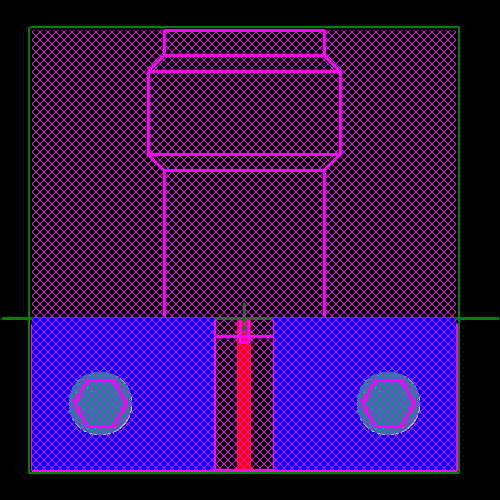 32K243-40ML5 Footprint - Rosenberger
