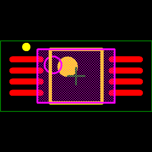 25AA080B-I/ST Footprint - Microchip