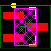 MCP1703AT-1502E/CB Footprint - Microchip