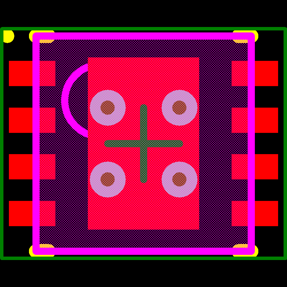 MCP14E9T-E/MF Footprint - Microchip