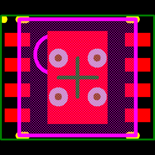 MCP14E9T-E/MF Footprint - Microchip