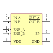 MCP14E9T-E/MF Symbol - Microchip