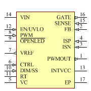 LT3761HMSE#PBF Symbol - Analog Devices