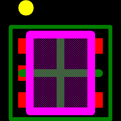 NUP46V8P5T5G Footprint - onsemi