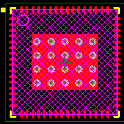 ATMEGA128RFA1-ZFR Footprint - Microchip