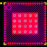 ATMEGA128RFA1-ZFR Footprint - Microchip