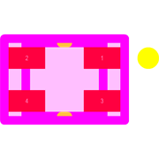 APTB1615SURKCGKC-F01 Footprint - Kingbright