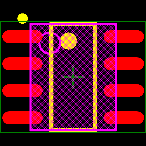 ZLED7010-ZI1R Footprint - ZMD