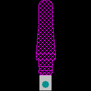 ANT-868-PW-LP Footprint - TE Connectivity / Linx Technologies