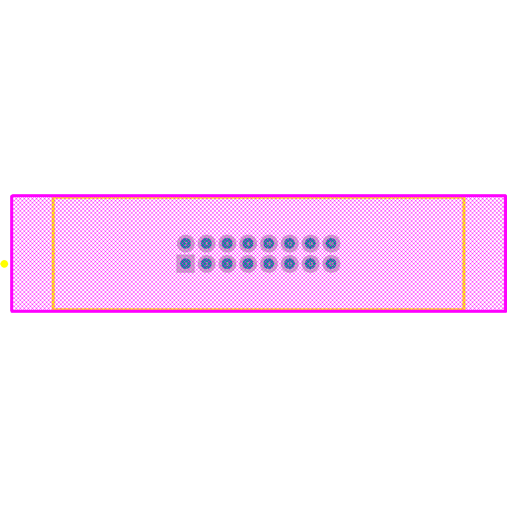 M50-3550842 Footprint - Harwin