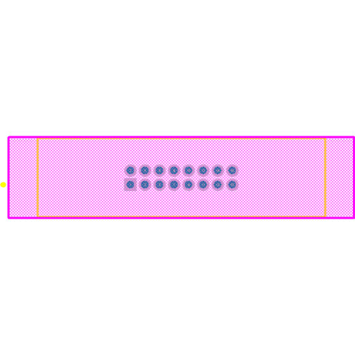 M50-3550842 Footprint - Harwin