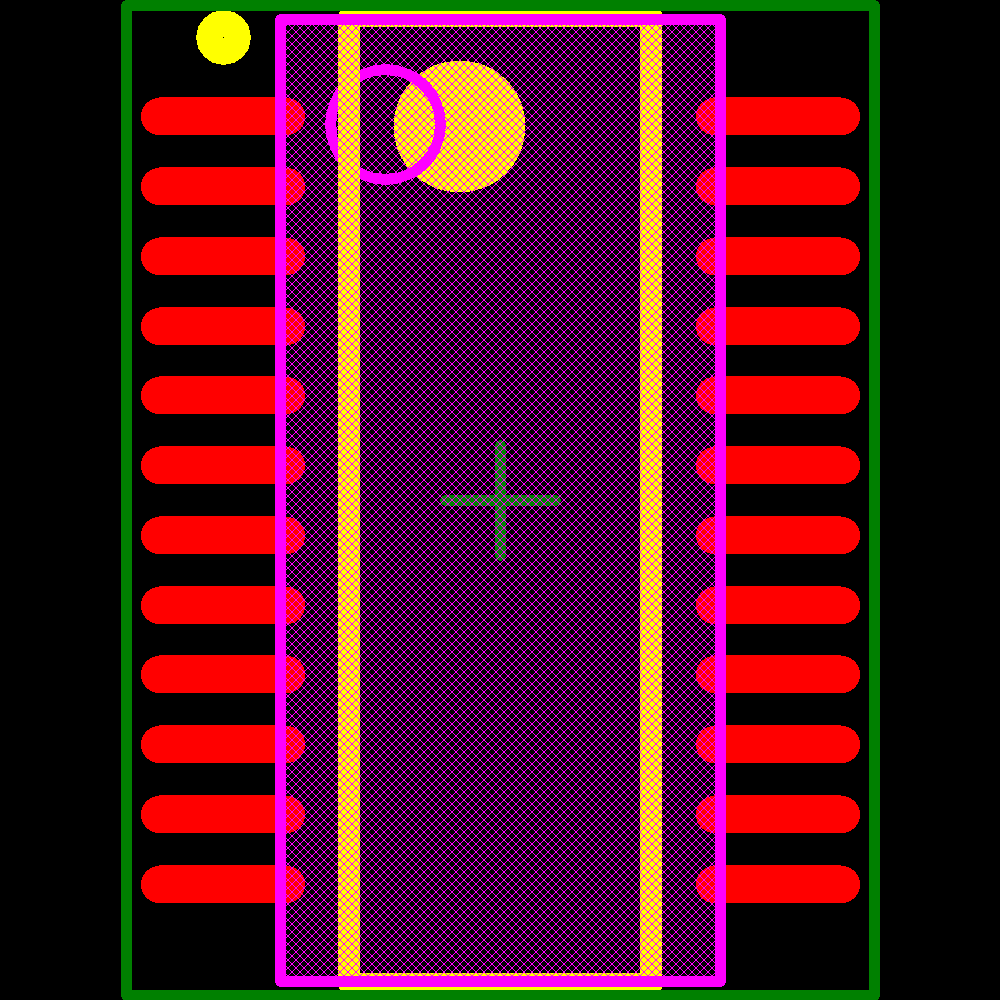 TLC5927IDBQRG4 Footprint - Texas Instruments