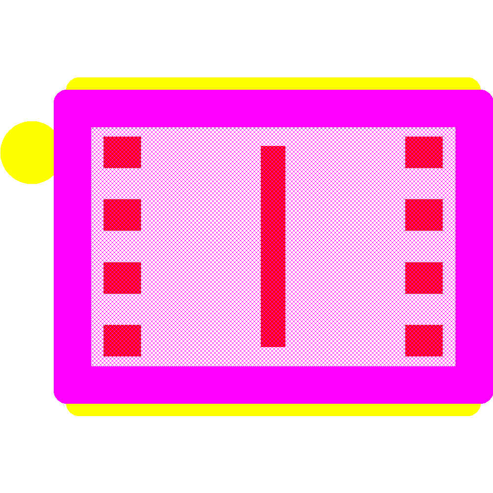 MX25R1635FZUIH0 Footprint - Macronix