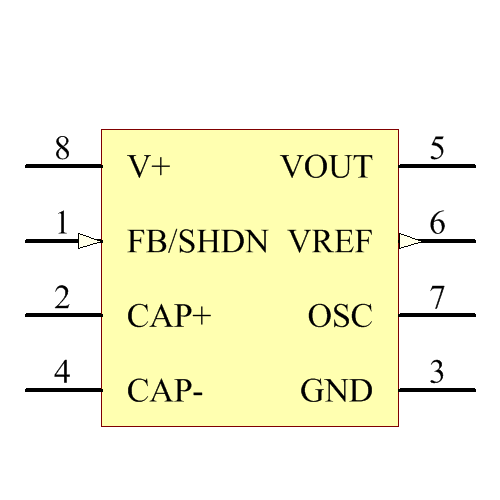 LT1054CN8 Symbol - Analog Devices / Linear Technology