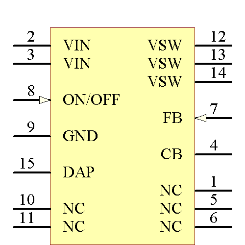 LM2676SD-3.3/NOPB Symbol - Texas Instruments