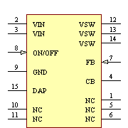 LM2676SD-3.3/NOPB Symbol - Texas Instruments