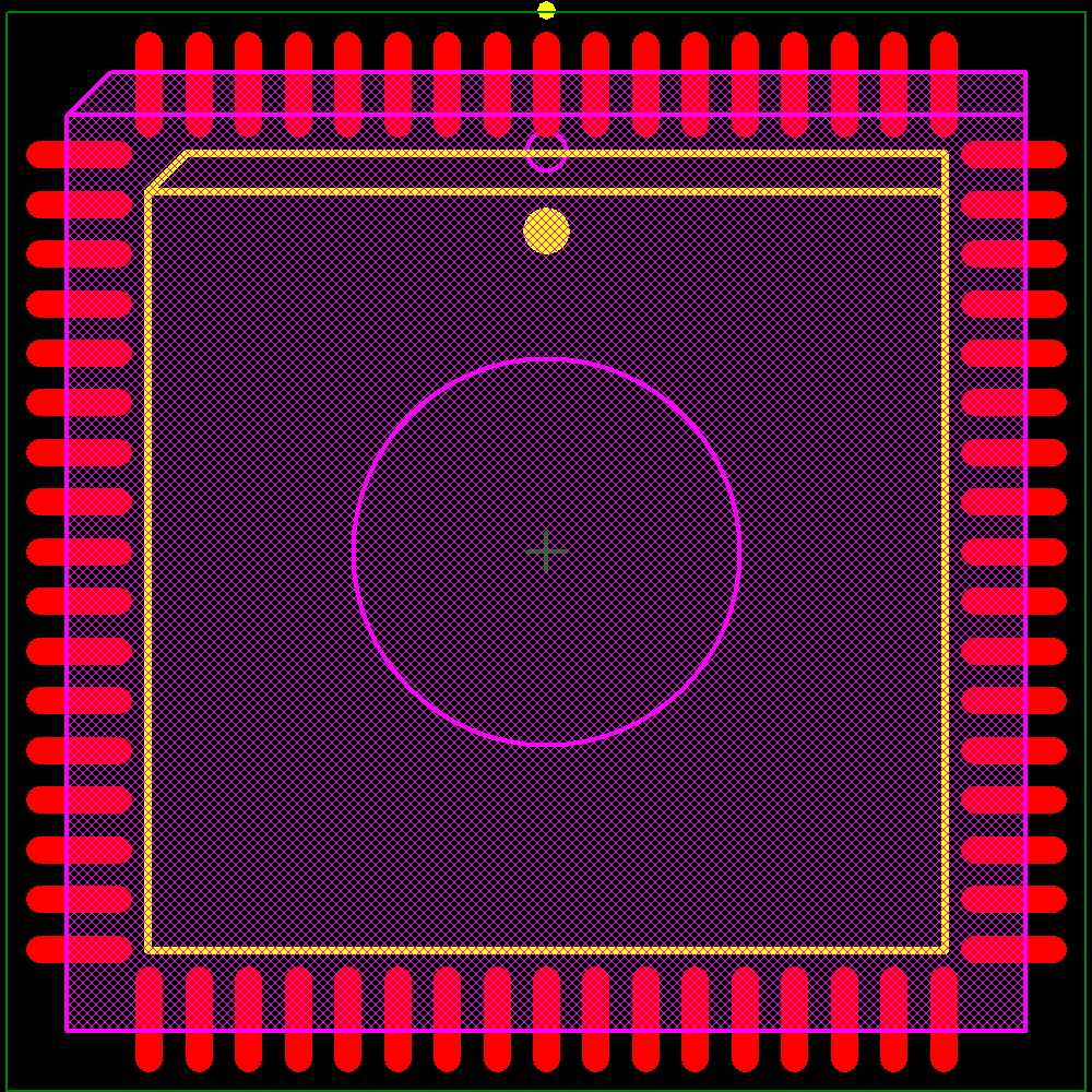 PIC16C926/CL Footprint - Microchip