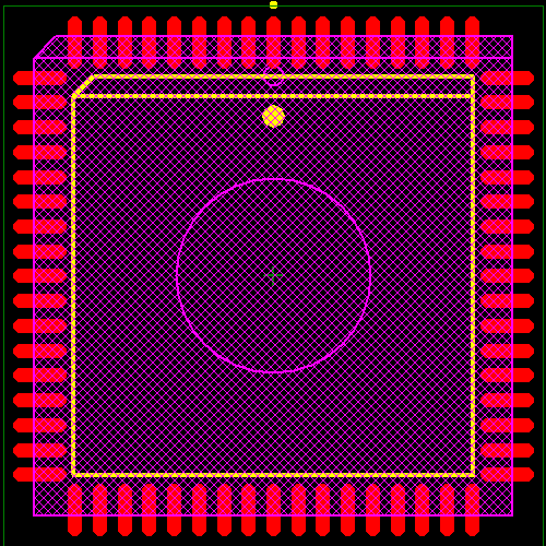 PIC16C926/CL Footprint - Microchip