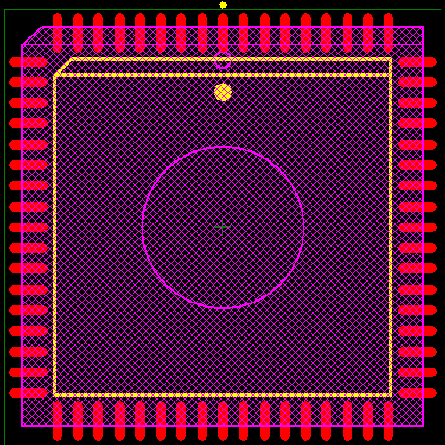 PIC16C926/CL Footprint - Microchip