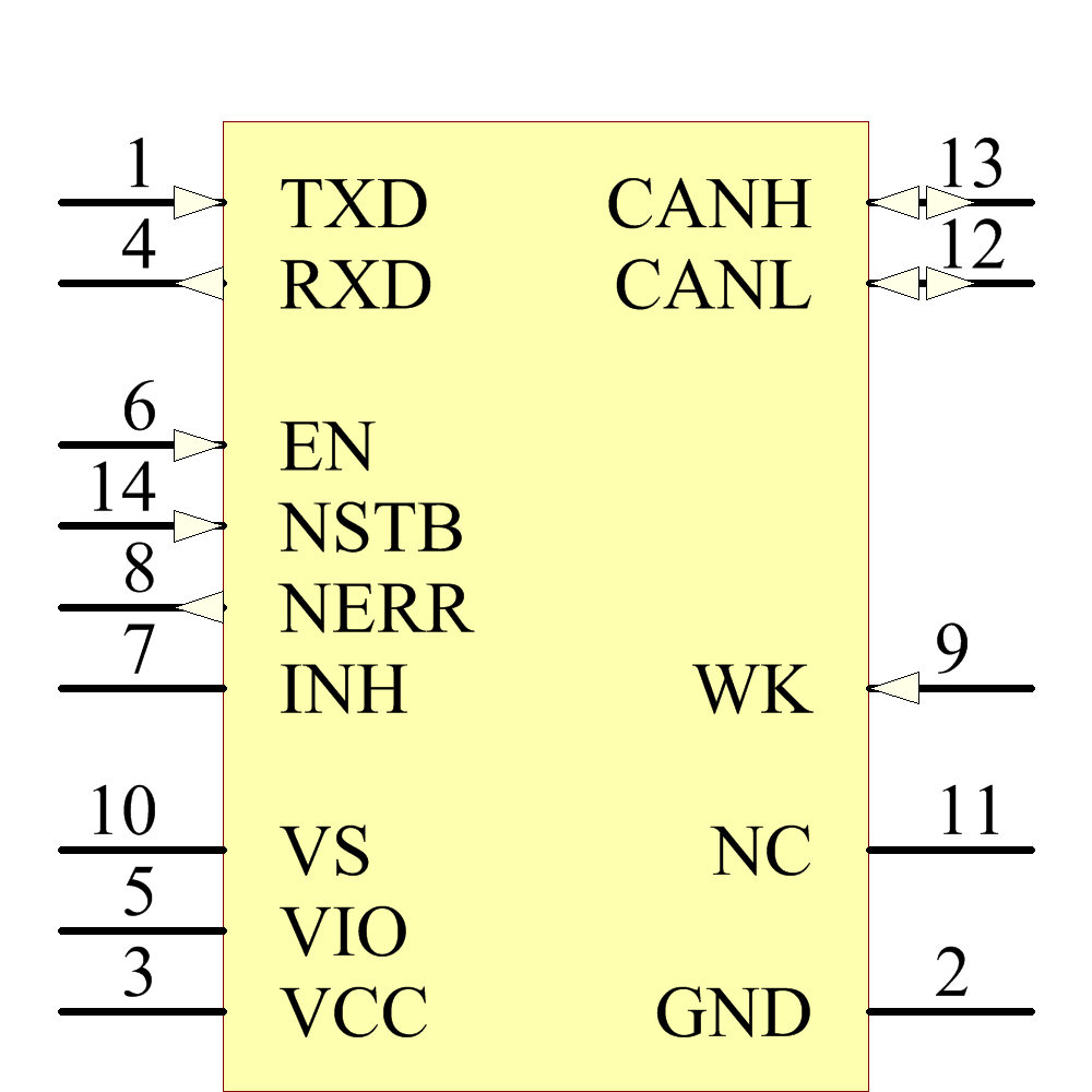TLE62513GXUMA2 Symbol - Infineon