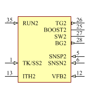 LTC3853IUJ#PBF Symbol - Analog Devices