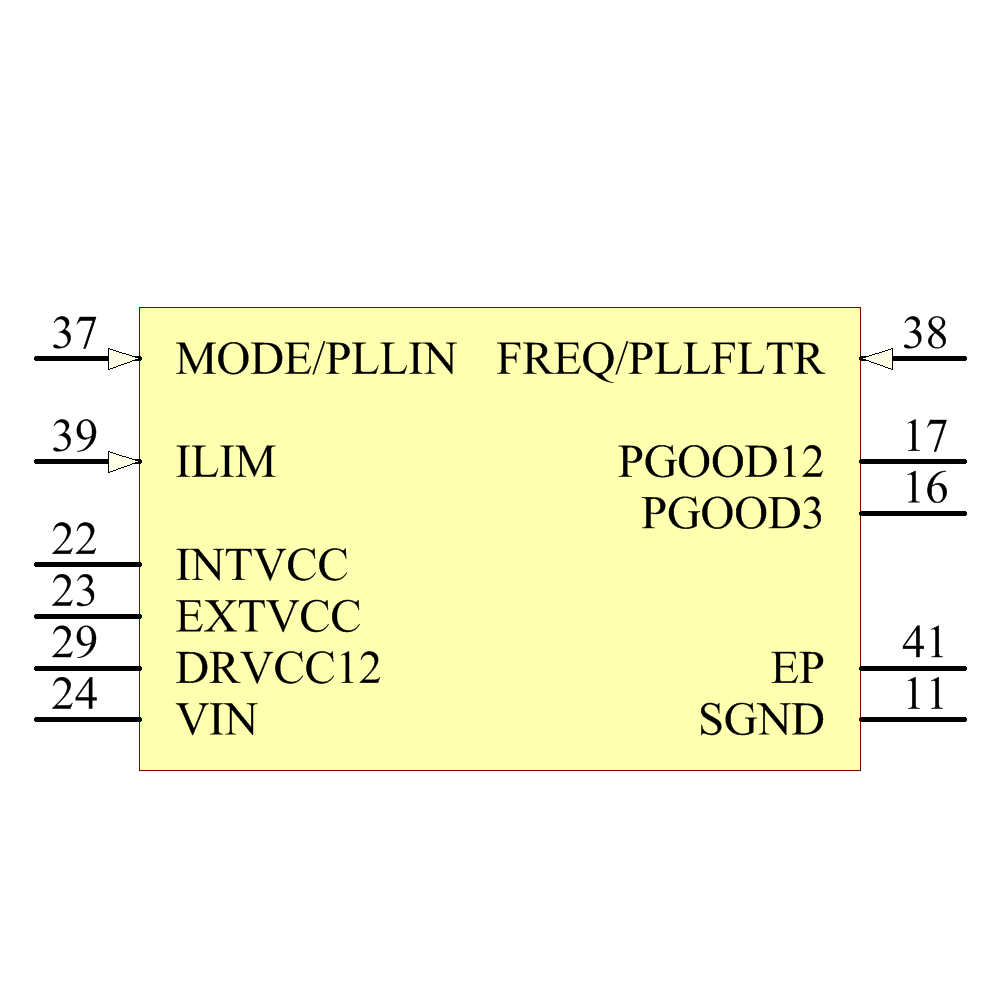 LTC3853IUJ#PBF Symbol - Analog Devices