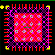 SI3453A-B02-GMR Footprint - Silicon Lab