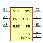 TPS61061YZFT Symbol - Texas Instruments