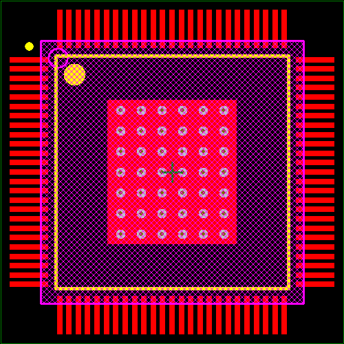TMS320F28067PZPQ Footprint - Texas Instruments