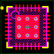 AS1110-BQFR Footprint - ams